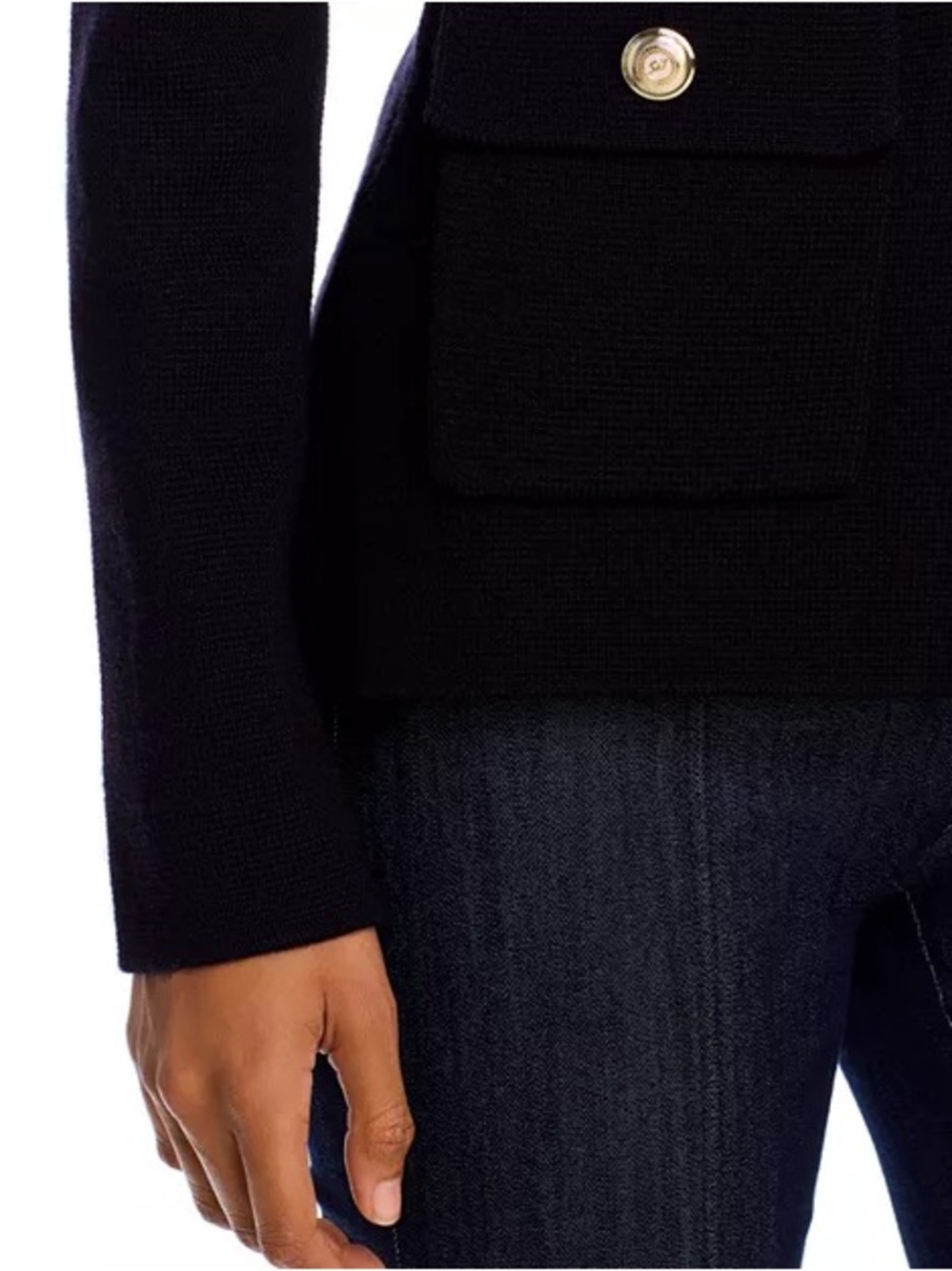 Cinq a Sept Blazer with Decorative Embellishments - Picture 6 of 11